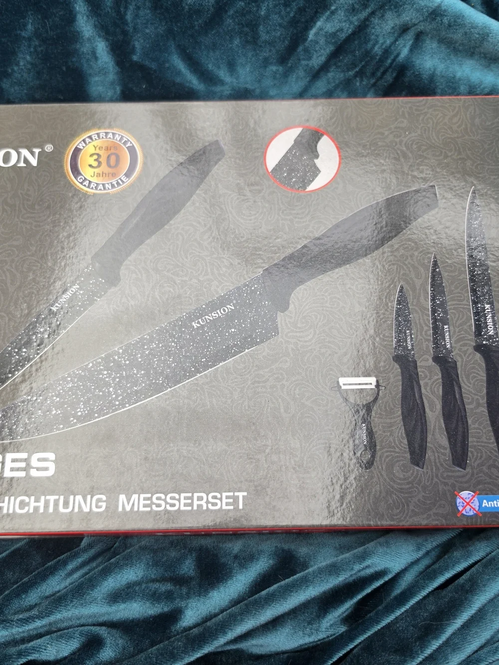 Black Speckled Knife Set – 5-Piece  Accessories